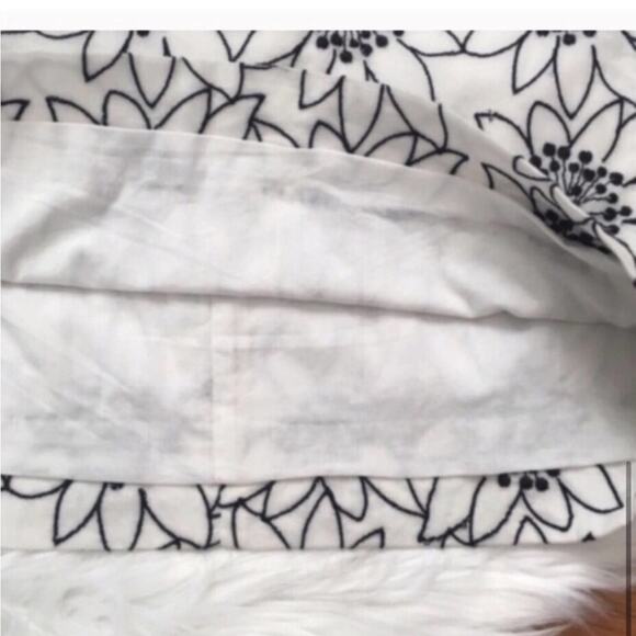 J. Crew Petite Embroidered Floral Mini Skirt Size 8P - Picture 6 of 8